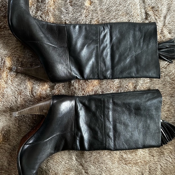 Coach Leather Tassle Boots - Picture 7 of 13
